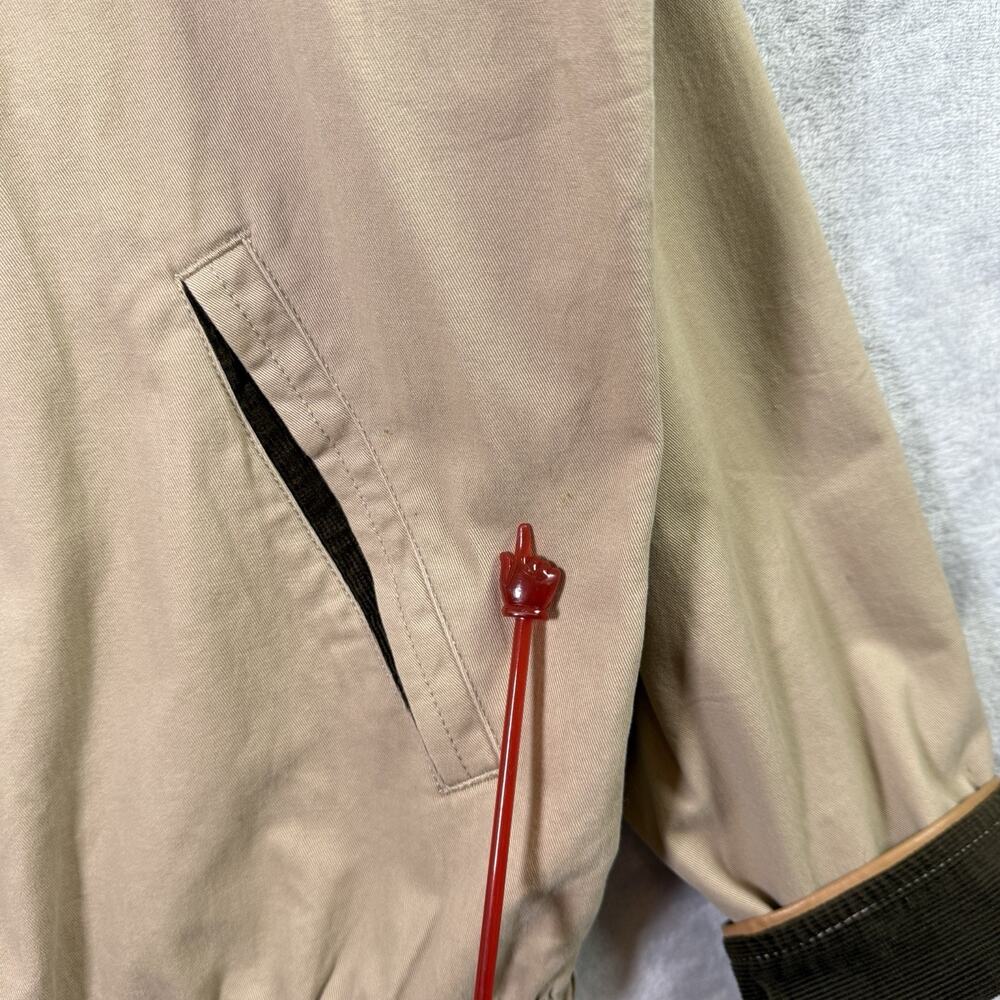 Orvis Sport Coat Jacket Men's XL Cream Plaid Lining Corduroy Cuffs *Flaws Golf - Picture 10 of 16